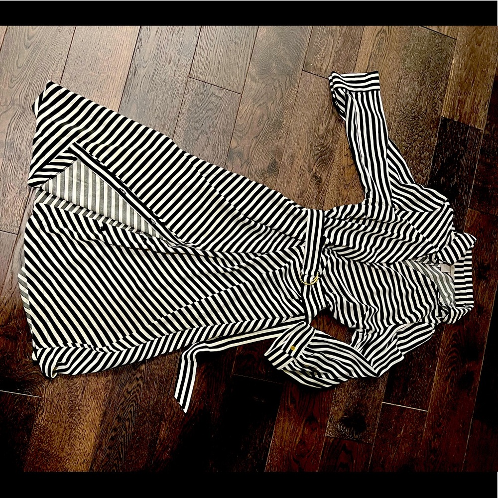 H&M black and white zebra print dress